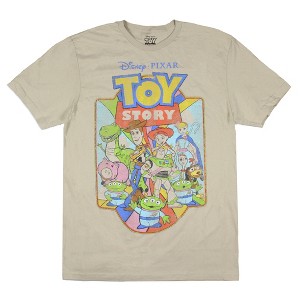 Disney Men's Toy Story 4 Character Adult Short Sleeve T-Shirt - 1 of 3