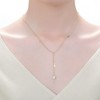 14K Gold Plated 'Y' Paperclip Necklace – A Stylish and Contemporary Piece Combining Sleek Lines with a Modern Design for a Touch of Elegance - 2 of 3