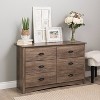 Salt Spring 6 Drawer Condo Dresser Drifted Gray - Prepac: Youthful Storage, Laminated Composite Wood - image 4 of 4