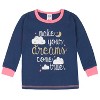 Gerber Infant & Toddler Girls' Snug Fit Cotton Pajamas, 4-Piece Set, Dreams, 4T - 3 of 4