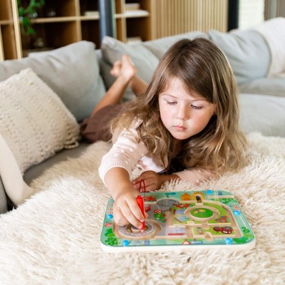 Colorful Magnetic Town Maze Puzzle for Toddlers