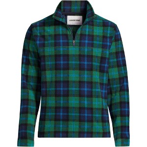 Lands' End Men's Anyweather Fleece Quarter Zip Pullover - 1 of 2