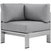 Modway Shore Outdoor Patio Aluminum Corner Sofa - 3 of 4