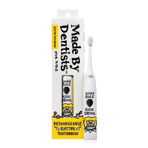 Made by Dentists Kids' Rechargeable Electric Toothbrush with 2 Replacement Toothbrush Heads and Charger - Bulldog - 1 of 4