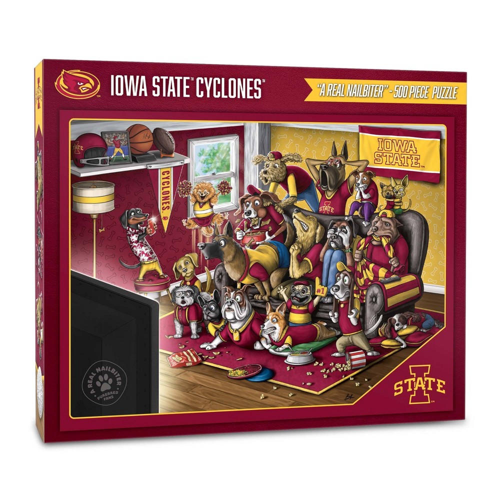 Photos - Jigsaw Puzzle / Mosaic NCAA Iowa State Cyclones Purebred Fans 'A Real Nailbiter' Puzzle - 500pc
