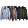 Blue Ice Men's Fleece Line Full Zip-Up Hoodie Sweatshirt-3 Pack - 3 of 3
