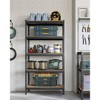 SONGMICS 5-Tier Storage Shelves, Garage Storage, Boltless Assembly, Adjustable Shelving Unit, Load 1929 lb, for Shed Warehouse Basement Kitchen - 2 of 4