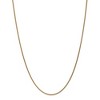 Black Bow Jewelry 1.65mm, 14k Yellow Gold, Solid Spiga Chain Necklace - 3 of 4