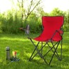 VisioGear Folding Camp Chair, Portable Foldable Camping Chair with Cup Holder for Camping, Fishing, Red, 31.8"*19.7"*31" - 2 of 4
