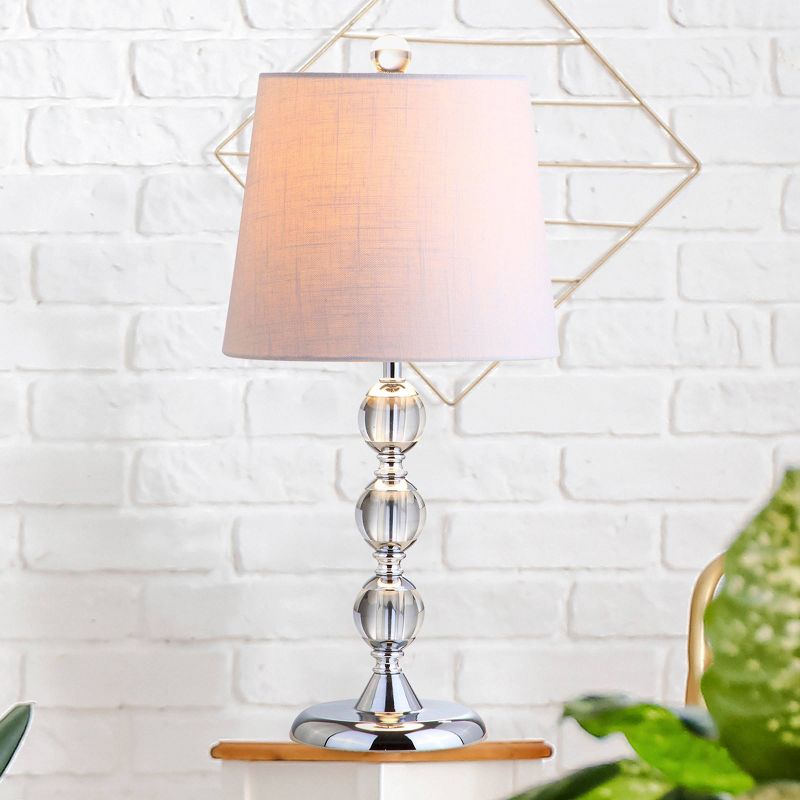 20&#34; Crystal Hudson Mini Table Lamp (Includes LED Light Bulb) Clear - JONATHAN Y, 6 of 9