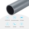 Unique Bargains PVC Water Plumb DIY Crafts High Impact Rigid Round Pipes 8" Length - 3 of 4