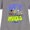 Girls' - Hey Arnold! - Arnold Spray Paint 96 Graphic Short Sleeve Fleece Dress - 2 of 4