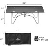 Naturehike Ultralight Folding Camping Table, Aluminum Beach Compact Backpacking Table with Carry Bag for Backpacking Camping Hiking Beach Picnic - 3 of 4