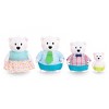 Li'l Woodzeez Miniature Animal Figurine Set - Polar Bear Family - image 3 of 4