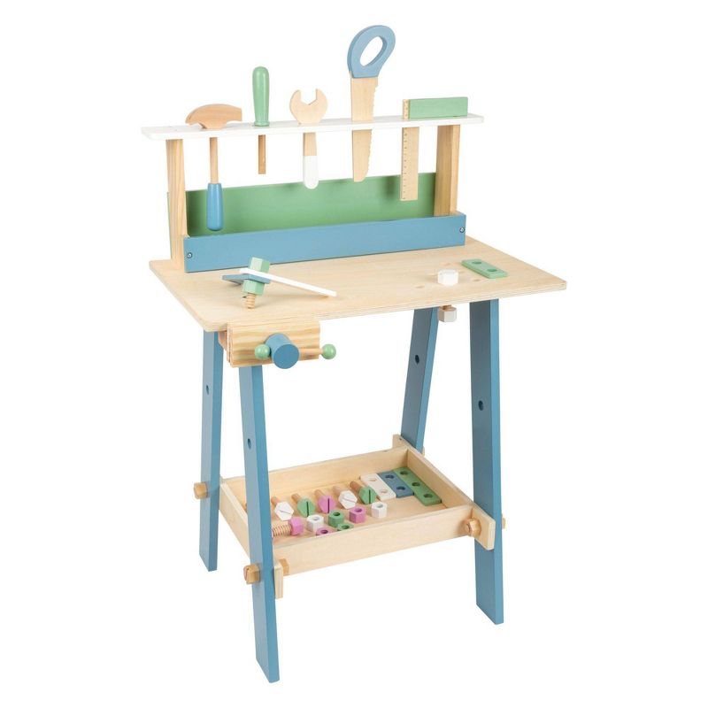 Small Foot Wooden Toys Premium Nordic Workbench, 1 of 8