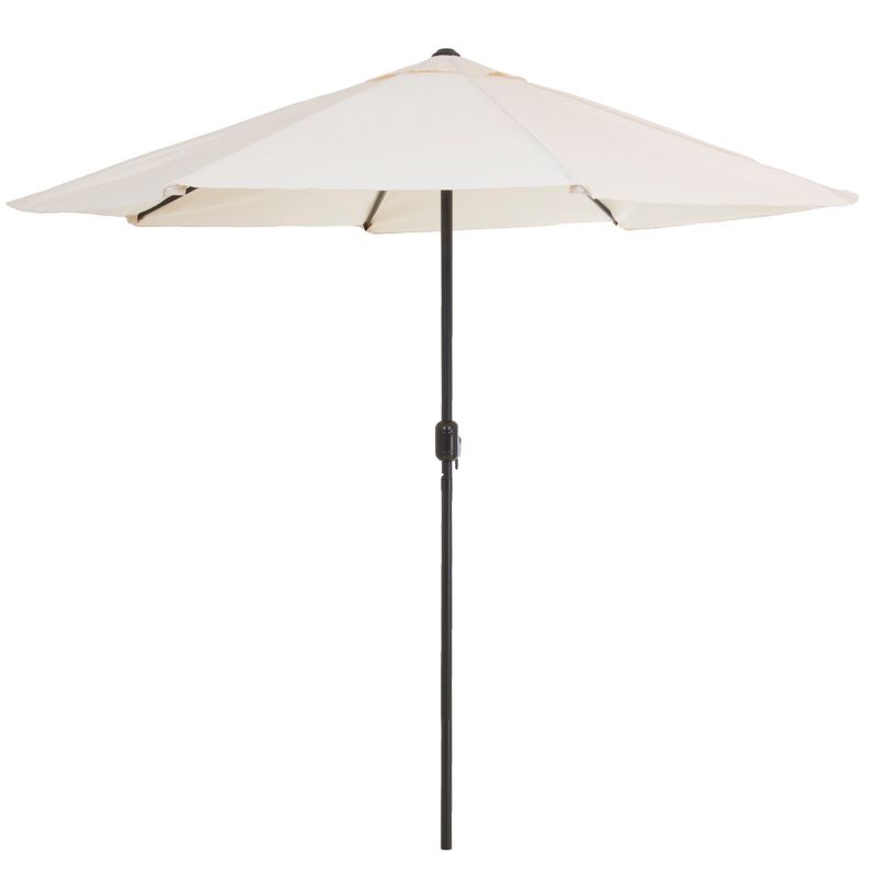 9&#39; x 9&#39; Aluminum Patio Umbrella with Auto Crank Tan - Pure Garden, 4 of 8
