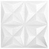 VidaXL 3D Wall Panels 12 pcs 19.7"x19.7" Origami White 32.3 ftÂ² - 2 of 4
