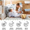 Acekool Geometric  Rug - Machine Washable Non-Slip Indoor Carpet for Living Room, Bedroom, Nursery - 3 of 4