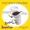 Simple Cups Disposable Filters Compatible with Keurig Brewers - 100 Replacement Filters - Use Your Own Coffee - Great Gift for Coffee Lovers - 3 of 4
