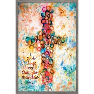 Trends International Ivan Guaderrama - Steadfast-Versiculo Framed Wall Poster Prints - 1 of 4