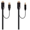 Monoprice HDMI USB Combo Cable - 10 Feet - Black | 4K@60Hz, High Dynamic Range (HDR) For KVM Switches - Switch Series - 2 of 4