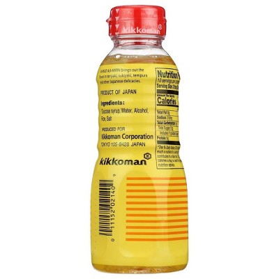 Kikkoman Manjo Aji-Mirin Sweet Cooking Rice Wine - 10 fl oz, 5 of 6