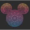 Women's Mickey & Friends Colorful Mandala Mickey Mouse Logo T-Shirt - 2 of 4