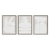 Kate and Laurel Sylvie Zen Rock Garden Neutral Framed Canvas Set by The Creative Bunch Studio, 3 Piece 18x24, Gray - 2 of 4