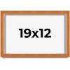 PosterPalooza | Modernist Brown Picture Frame - UV Acrylic, Backing Board, Hanging Hardware Included - 2 of 4