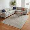 Ivory and Gray Wool Hand Tufted Distressed Area Rug - 2 of 4