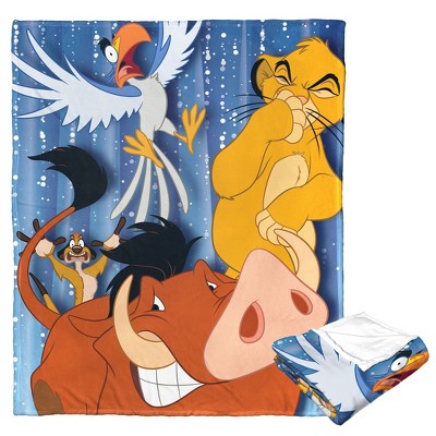 Disney D100 Embarrassed Pumba Silk Touch Throw