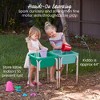 ECR4Kids 2-Station Sand and Water Adjustable Play Table - 3 of 4