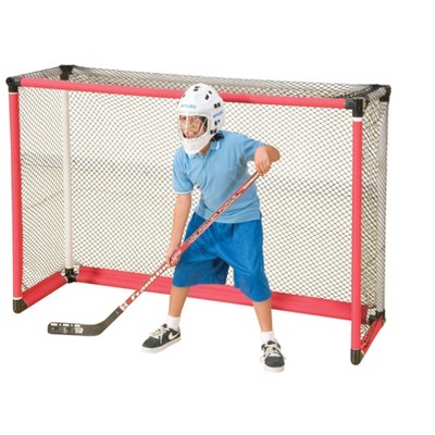 Sportime ProGoal Multi-Purpose Hockey Goal, 72 x 48 x 24 Inches, White Nylon Net