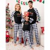 Christmas Pajamas for Kids Christmas Pjs Matching Sets Holiday Sleepwear Set - 3 of 3