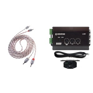 Memphis Audio LL2BE 2-Channel Line Output Converter with Digital Bass Restoration with ETP-12 12-Foot 2 -Channel Audio Interconnect Cables - 1 of 4