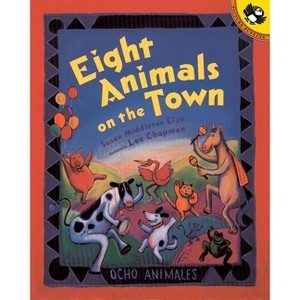 Eight Animals on the Town - (Picture Puffin Books) by  Susan Middleton Elya (Paperback) - 1 of 1