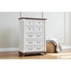Mshliw 7 Drawer Dresser, Rustic Wooden Chest of Drawers with Two-Tone Finish, Storage Organizer for Bedroom or Living Room - 2 of 4
