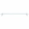 vidaXL Monitor Stand White 39.4 in.x13.8 in.x3.1 in. Tempered Glass and Metal - 4 of 4