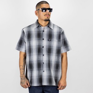 FB County Short Sleeve Checker Flannel Shirt - 1 of 4