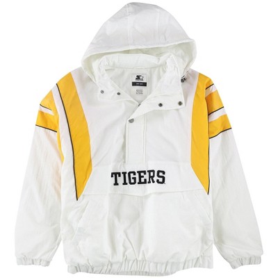 STARTER Mens Missouri Tigers Anorak Jacket, White, Small