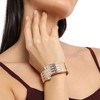 SOHI Women's Champayne Gold Embellished Lined Bracelet - 4 of 4