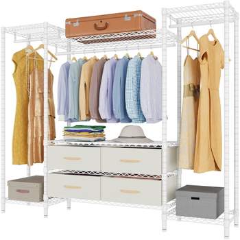 VIPEK V20i Wire Garment Rack Heavy Duty Clothes Rack Metal Compact Freestanding Closet Storage Organizer