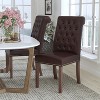 Flash Furniture HERCULES Series Parsons Chair with Rolled Back, Accent Nail Trim - 2 of 4