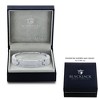 Metallo Stainless Steel Micro Pave CZ ID Link Bracelet - Silver - 3 of 4