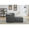 99" Chenille Upholstery Modular L-Shaped Sectional Sofa, 4-Piece Free Combination Couch - 2 of 4