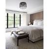 Elegant Lighting Tully 3 light Matte Black Flush Mount - 2 of 4