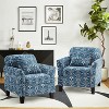 Hilda Mid Century Living Room and Bedroom Armchair with Pillows Set of 2 | ARTFUL LIVING DESIGN - 2 of 4