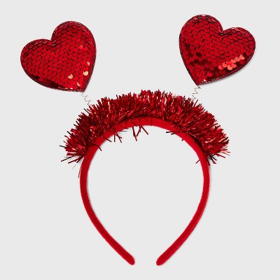 Red Girls Valentines Day Tutu Robe Minnie Headband Love Heart