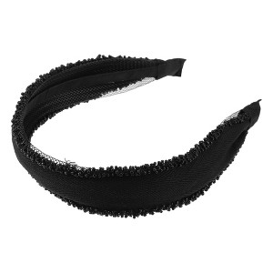 Unique Bargains Women's Bling Beaded Headbands Accessories Hairband 1.18 Inch Wide 1 Pc - 1 of 4