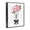 Stupell Industries Pink Peonies Flower Bouquet Glam Fashion Bow, 16" x 20" - 3 of 4
